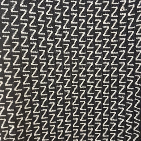 Zara Knit- Navy Pants w/white Z pattern - Picture 3 of 3